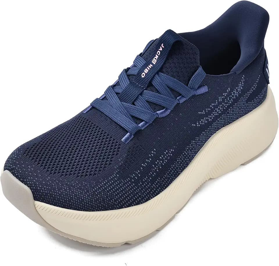 JACKSHIBO Wide Toe Box Sneakers Women Plantar Fasciitis Orthopedic Shoes