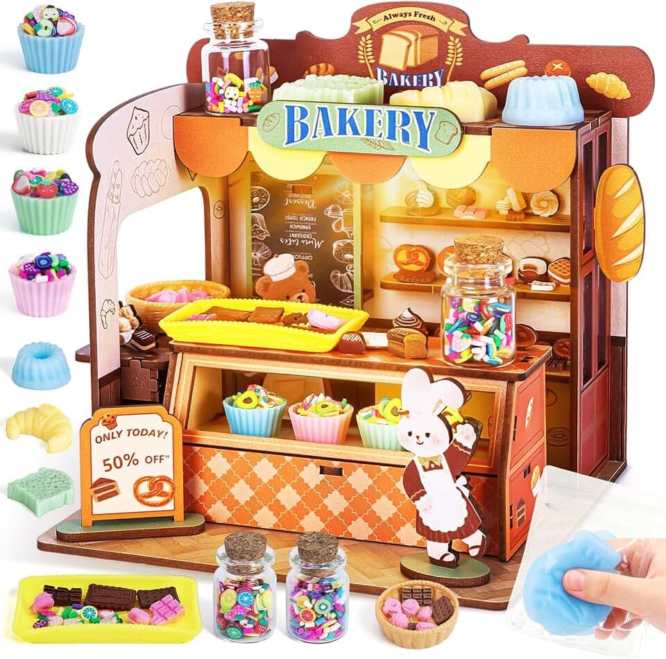 Bastelset Mädchen kinder ab 6 8 10 Jahre, DIY Miniatur Haus