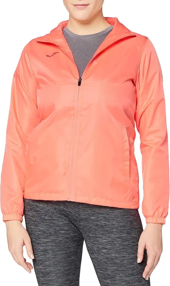 Joma Women's Waterproof Raincoat, 6XS - 3XL - Windbreaker mit Kapuze, Seitentaschen und elastischen Bündchen - Galia
