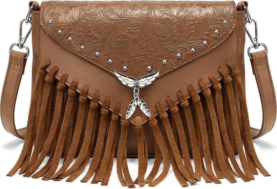 Western Purses for Women Fringe Purse Cowgirl Bag Crossbody Bags