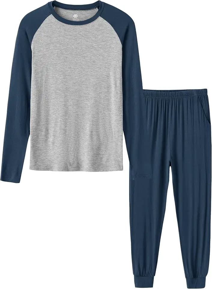 MoFiz Jungen Schlafanzug Lang Pyjamaset Zweiteiliger Set