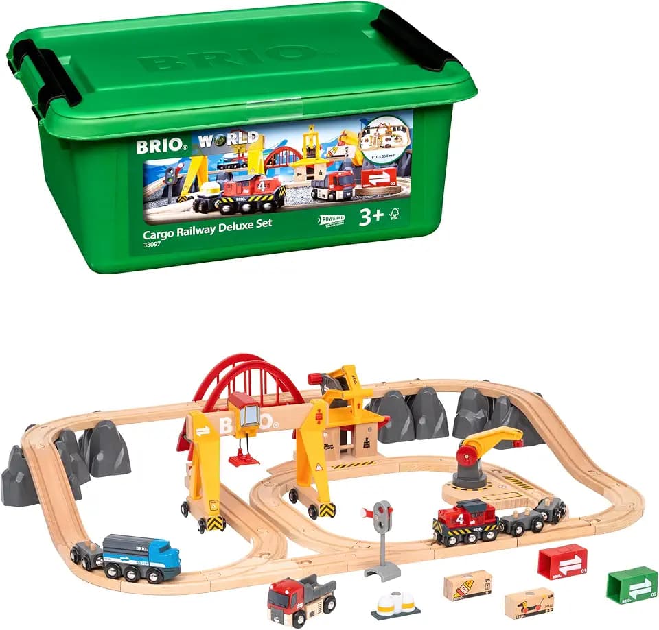 BRIO World Frachten Set Deluxe - Spielzeug ab 3 Jahre