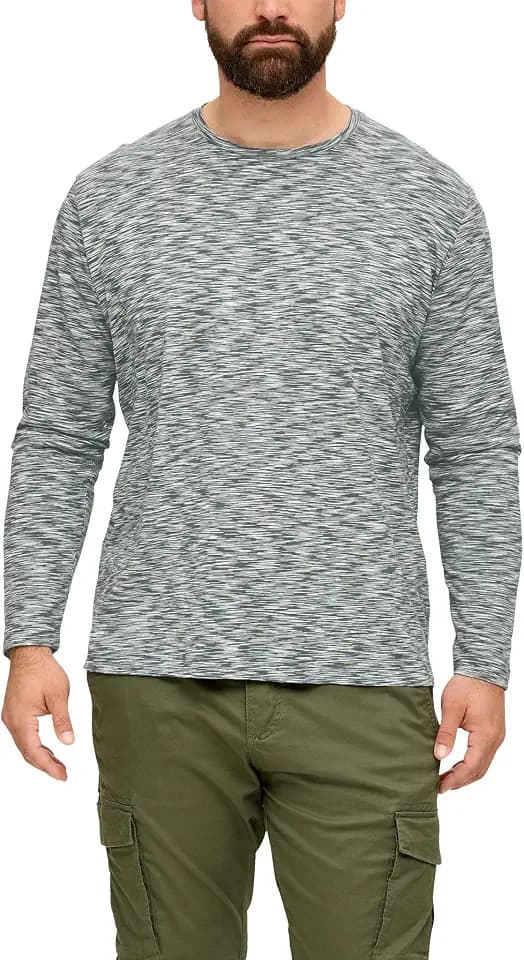 s.Oliver Longsleeve mit Rippstruktur