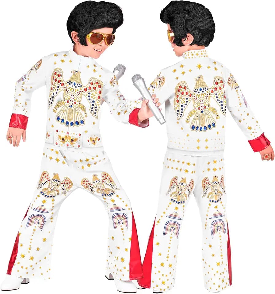 W WIDMANN MILANO Party Fashion - King of Rock'N'Roll Kostüm Kinder
