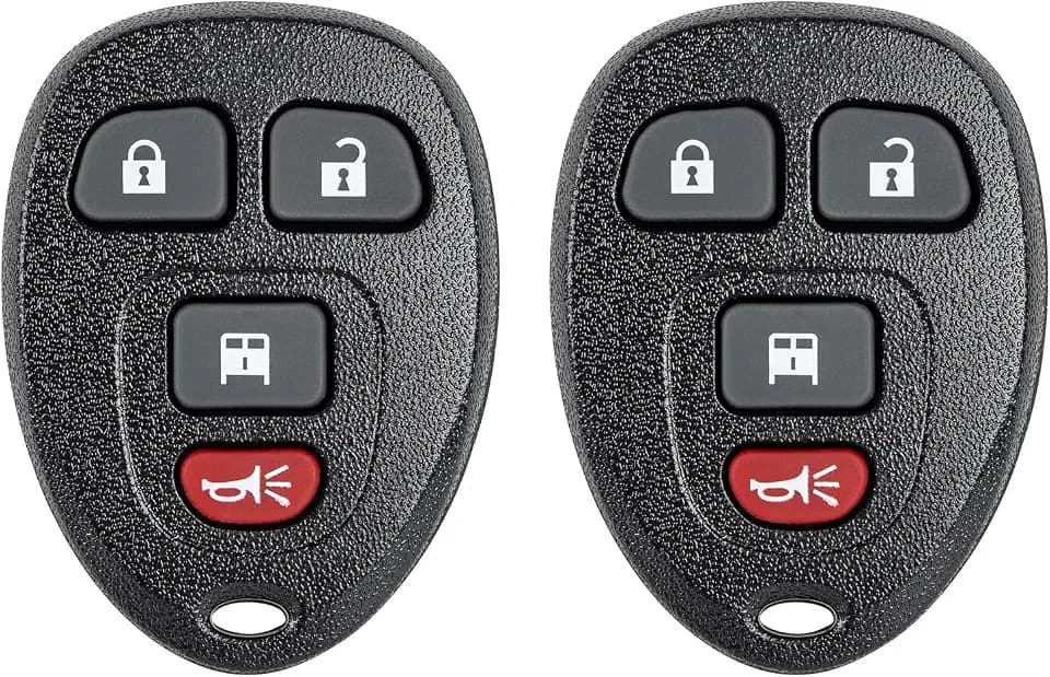 Vurkcy Key Fob Replacement for 2007-2024 Chevrolet Express Van & GMC Savana Car Keyless Entry Remote Control, OUC60270 OUC60221, 4 Btn, 2Pcs