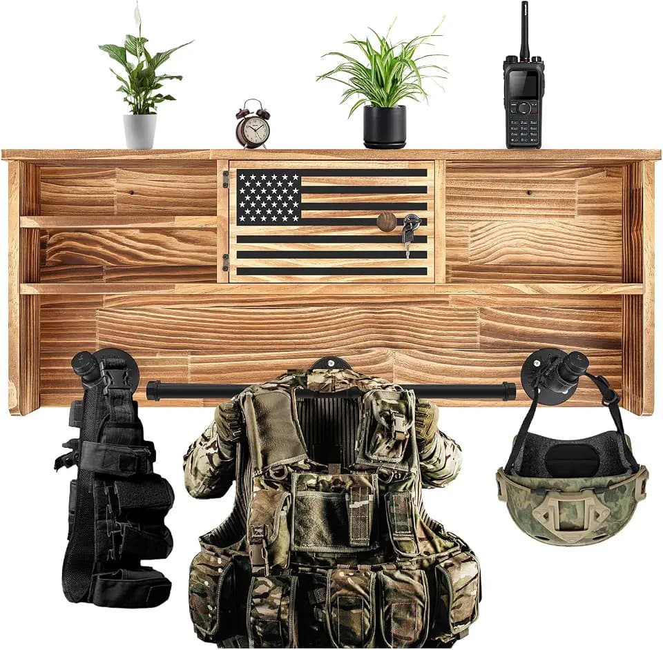DoubleFill Police Gear Rack Police Vest Hanger