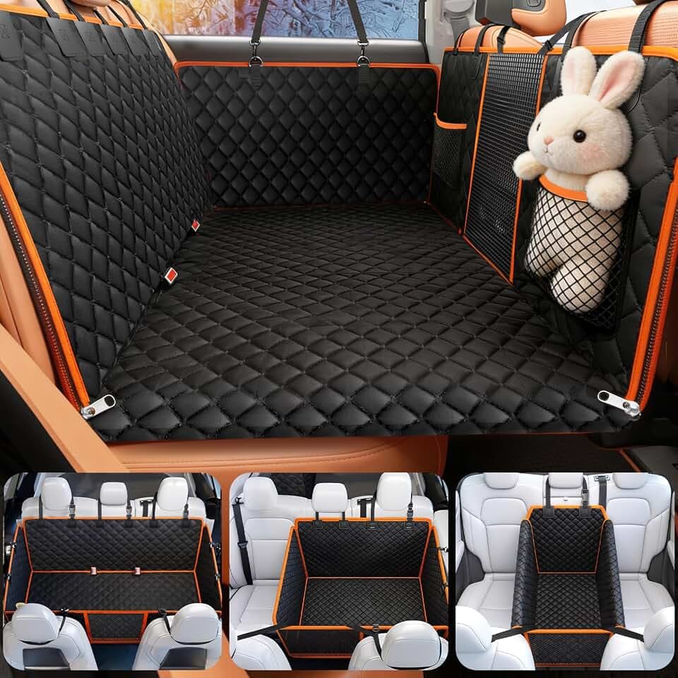 PartsBling Convertible Dog Seat Cover for Back Seat