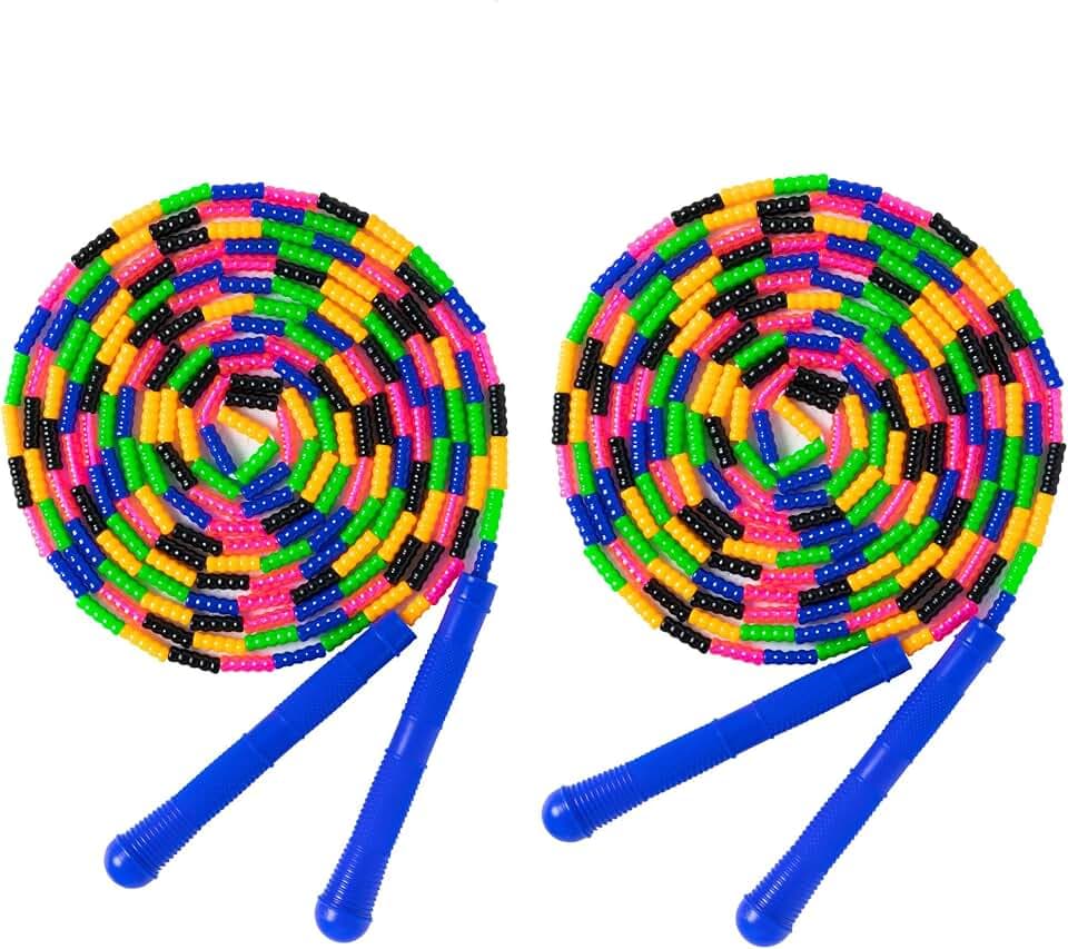 Double Dutch Jump Rope 16 Ft 2 Pack, Long Jump Rope for Kids Adults