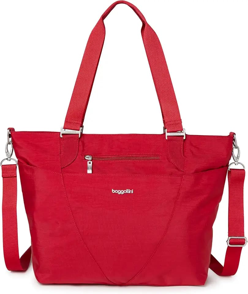 Baggallini Avenue Tote - 12x18 Laptop Tote Bag for Women - Lightweight Work Travel Carry On Bag