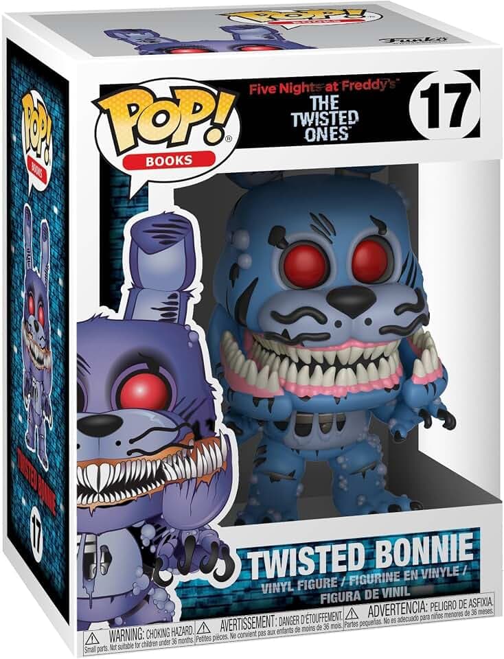 Funko POP! Books: Five Nights At Freddy's (FNAF) - Twisted Bonnie - FNAF The Twisted Ones - Vinyl-Sammelfigur - Geschenkidee - Offizielle Handelswaren