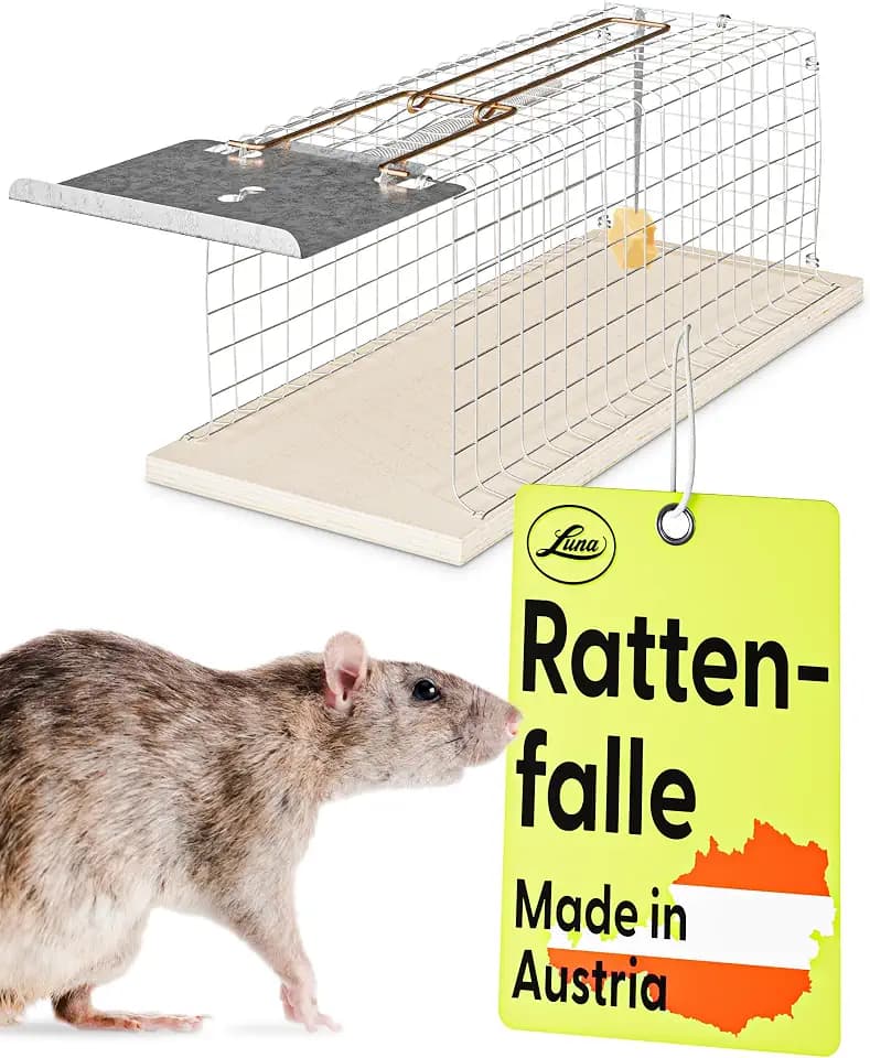 Luna® Rattenfalle lebend Made in Austria - Für Ratten & Siebenschläfer