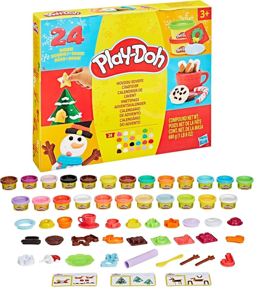 Play-Doh Knetspaß Adventskalender für Kinder, Średni