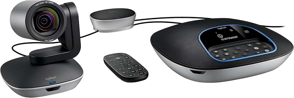 Logitech Group Video and Audio Conferencing System Big Meeting Rooms