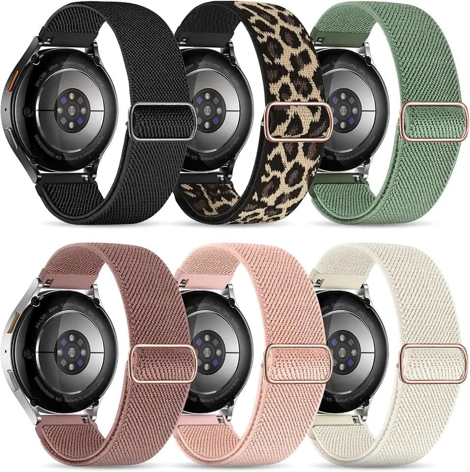 Stretchy Bands Compatible with Samsung Galaxy Watch 7 6 4 5 Band 40mm 44mm