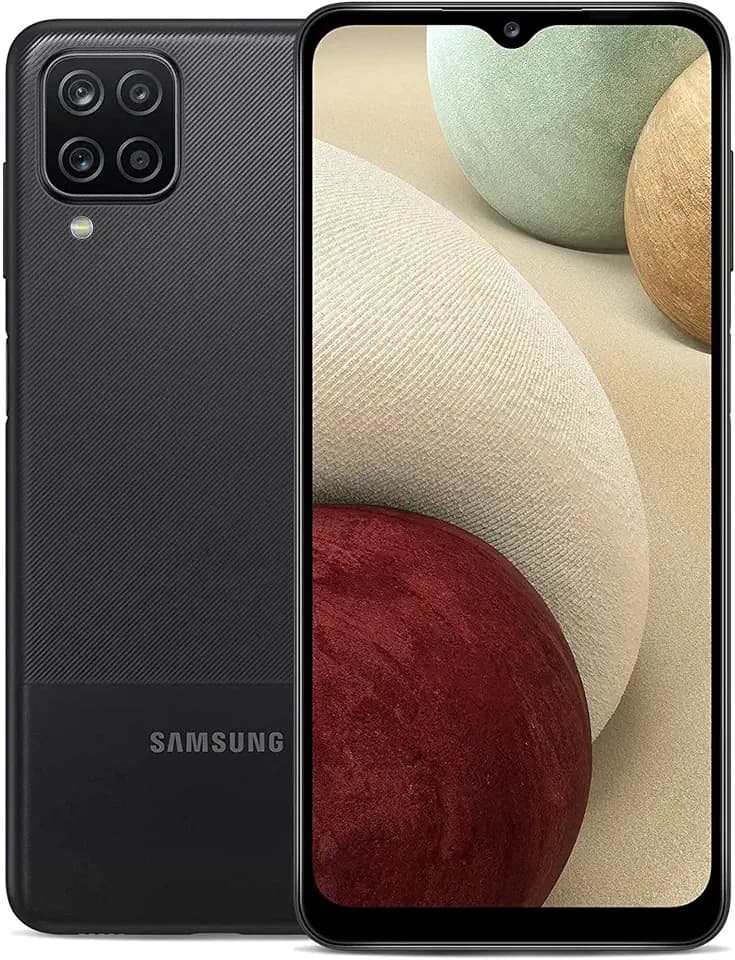 Samsung Galaxy A12 (32GB, 3GB) 6.5" HD+, Quad Camera, 5000mAh Battery, Global 4G Volte AT&T Unlocked (T-Mobile, Verizon, Metro) A125U (Black)