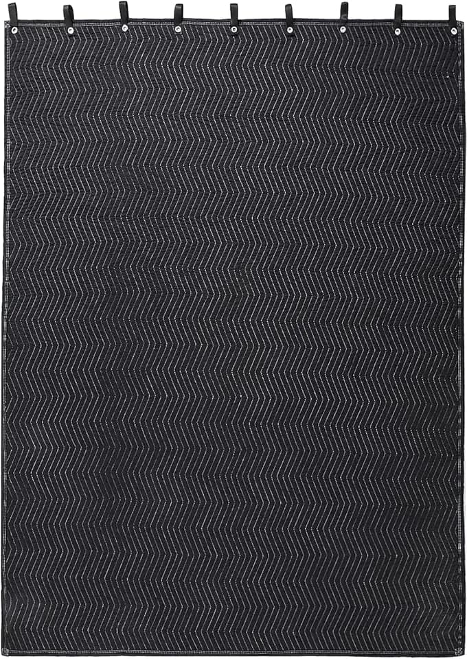 HOMBYS Large Sound Dampening Blanket, 72" x 40" Sound Absorbing Panel with Grommets for Wall Hanging, Noise Reduce Curtains for Recording Studio Use and Basements, 72" x 40", Black
