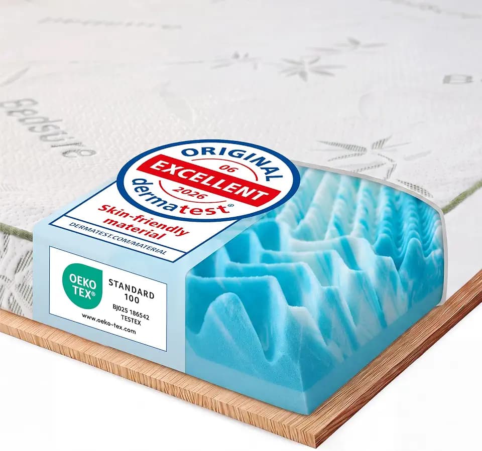 BEDSURE Topper 90x200cm H2/H3 Matratzentopper - Zertifiziert IN Deutschland