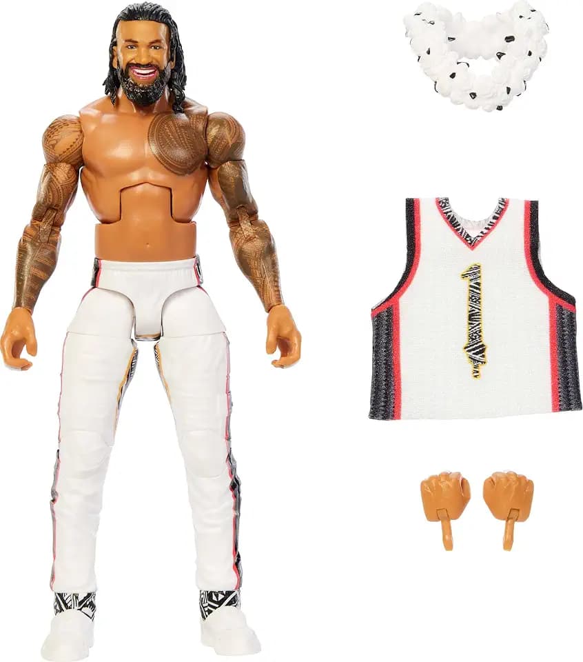 Mattel WWE Elite Jimmy USO Action Figure & Accessories, Series #126
