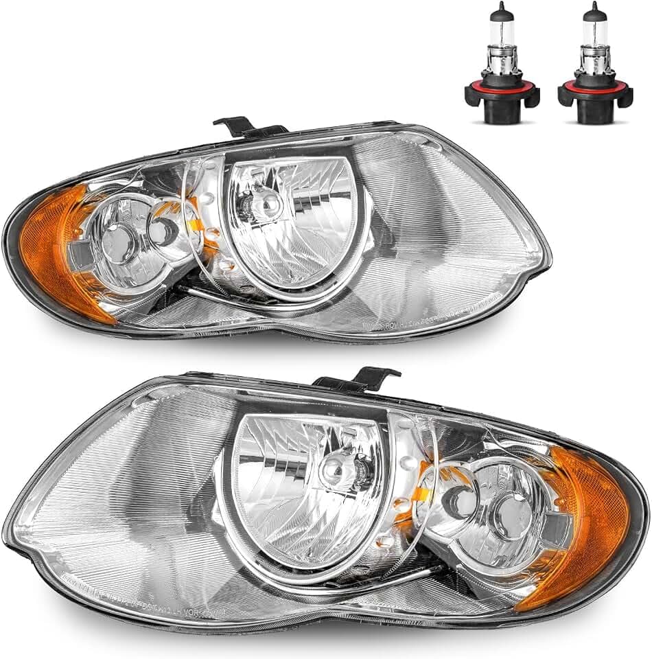Headlights for 2005-2007 Chrysler Town & Country 119-inch Wheelbase