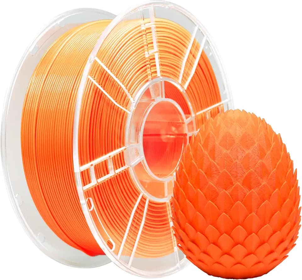 iBOSS PETG Filament 1.75mm, 3D Drucker Filament PETG, Maßgenauigkeit +/- 0.02mm, 1kg Spule (2.2 LBS) 3D Druck Filament für 3D Drucker,PETG Orange