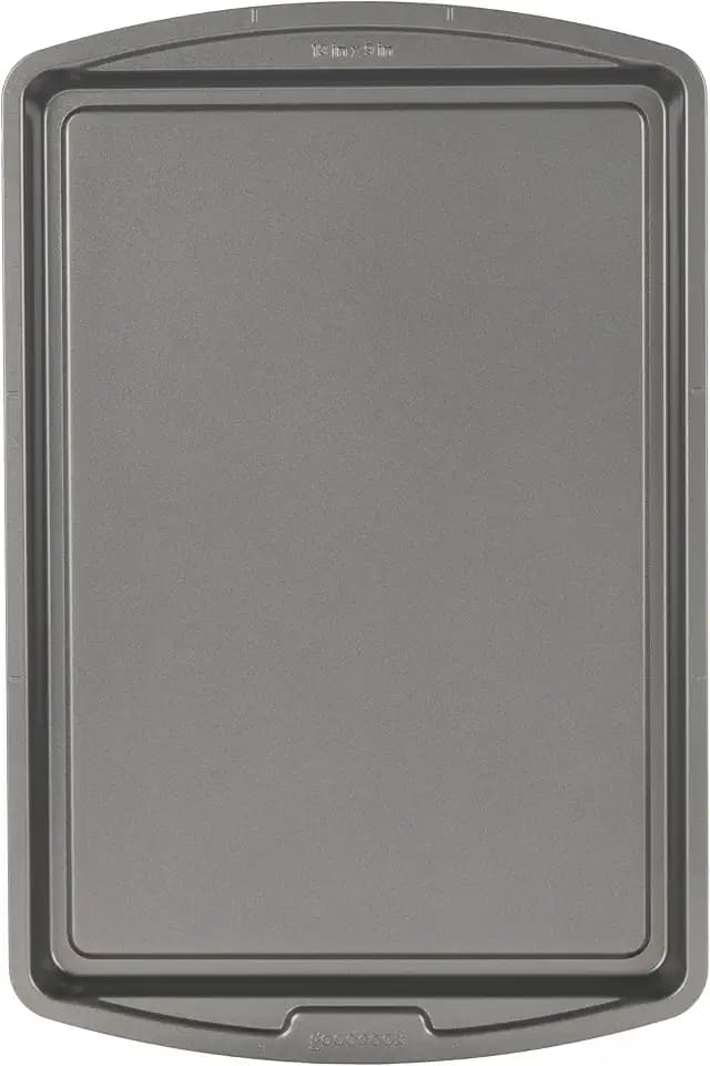 GoodCook Everyday Baking Sheet with Carbon Steel Construction & Scratch-Resistant Metal-Utensil Safe Nonstick , 9 x 13-Inch