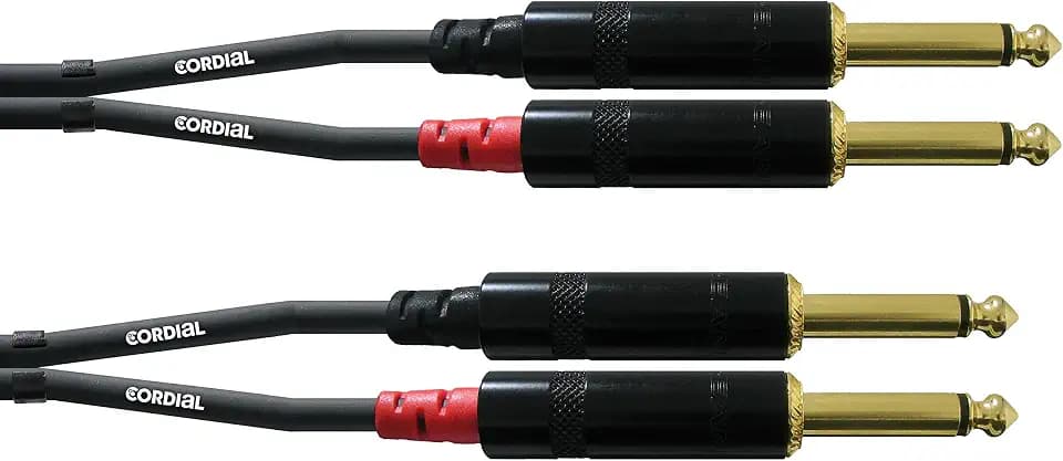 Cordial CFU 1.5 PP Doppel-Klinkenkabel 1,5 m