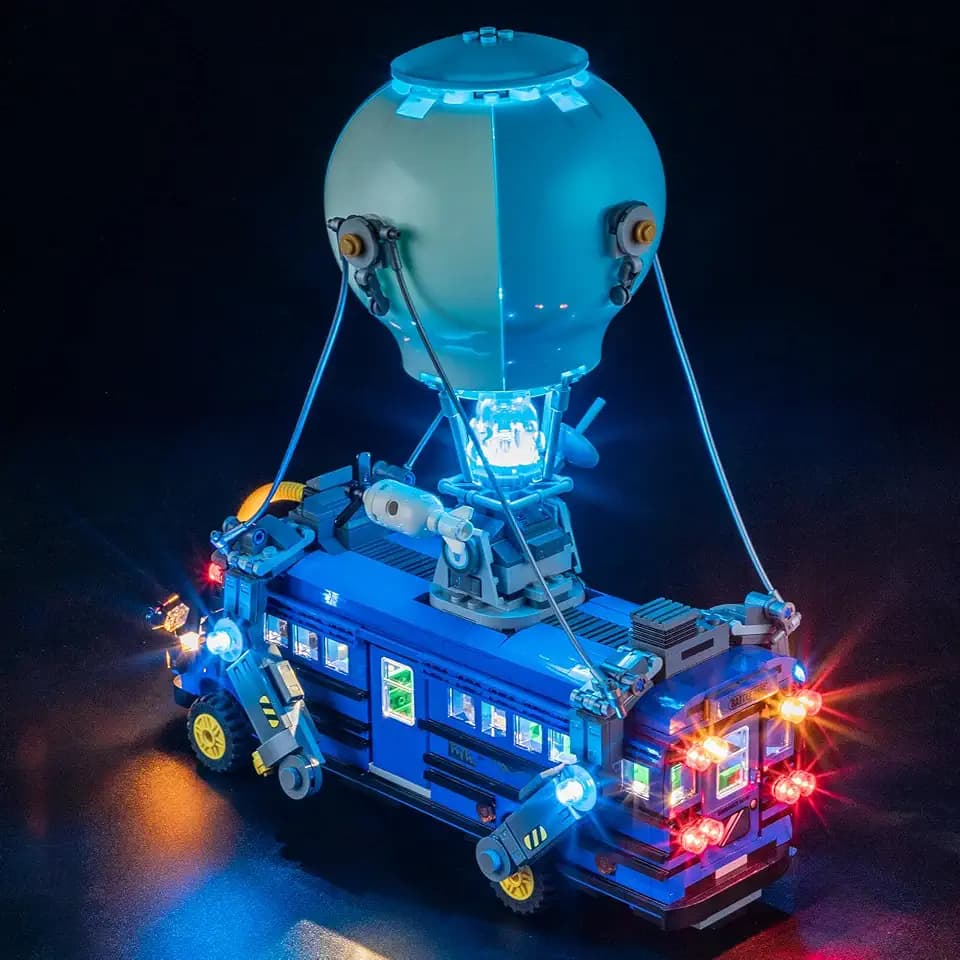 LED Light Kit for Lego Battle Bus Fortnite 77073 Set, Compatible with Lego 77073 Building Blocks Model(Not Include Blocks Set)