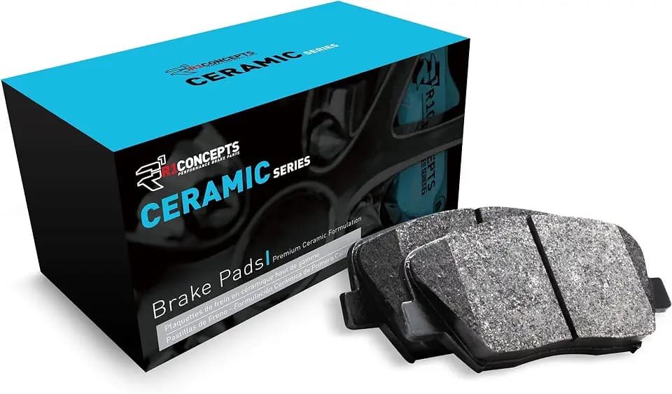 R1 Concepts Rear Ceramic Brake Pads| Fits 2017-2022 Mitsubishi Outlander