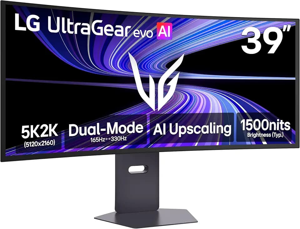 LG 39GX950B-B 39-inch Ultragear evo 5K2K OLED 165Hz Curved Gaming Monitor