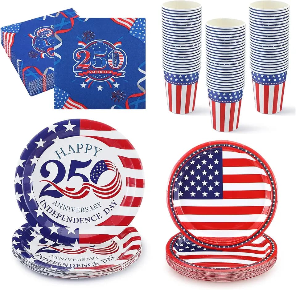 Teenyyou 100 Pcs 250 Year Anniversary Dinnerware Sets