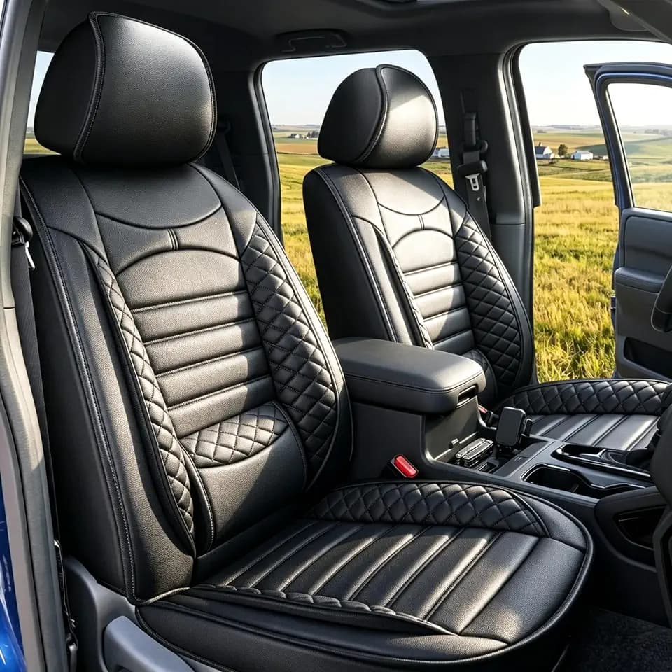 AOMSAZTO Seat Covers Fit for Nissan Frontier 2009-2026 Full Set 5 Seats