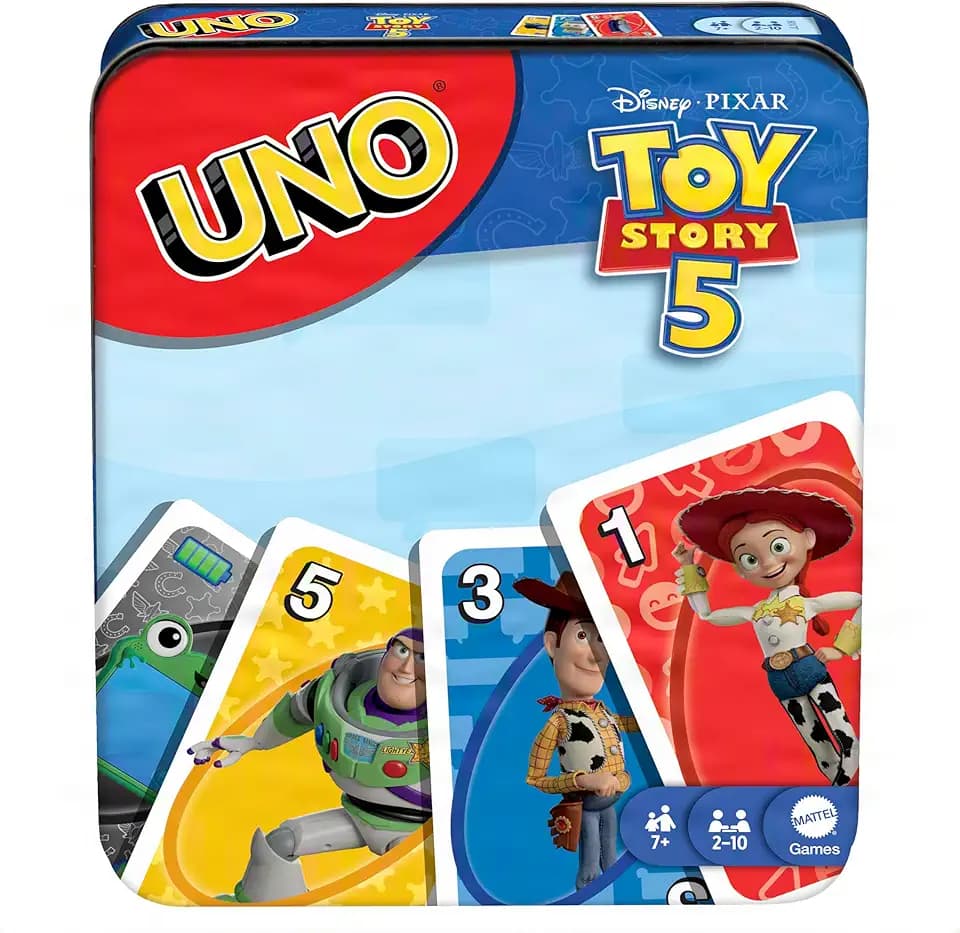 Mattel Games UNO Disney and Pixar Toy Story 5 Card Game