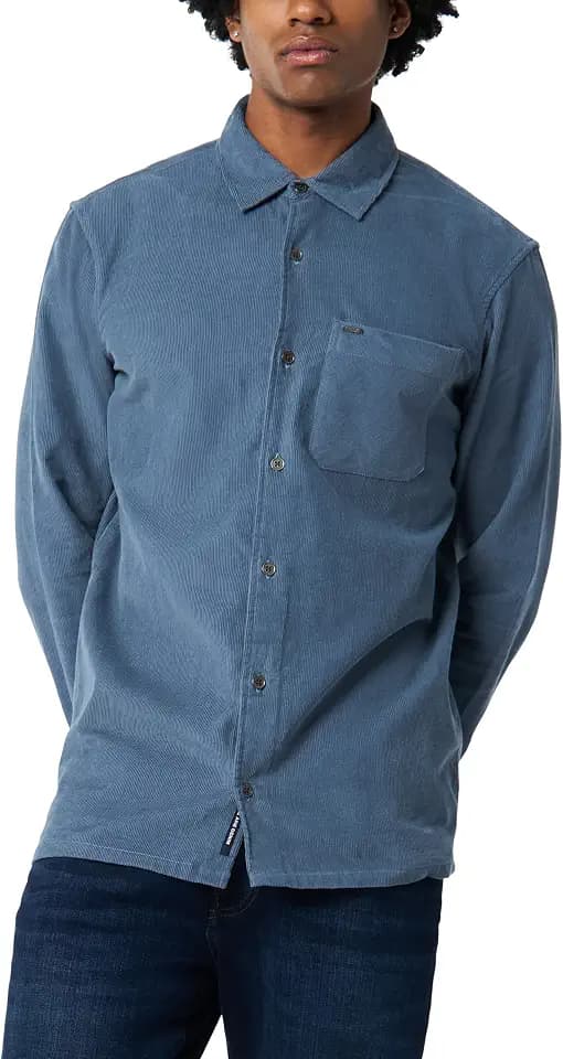 Buffalo David Bitton Men's Long Sleeve Corduroy Button Down