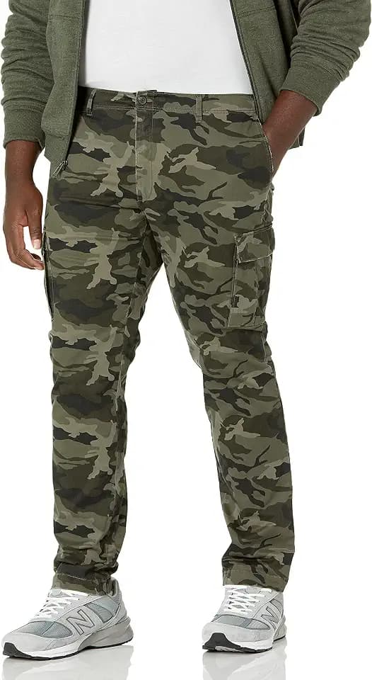 Amazon Essentials Men's Straight-Fit Breathable Stretch Cargo Pants (Available in Big & Tall)