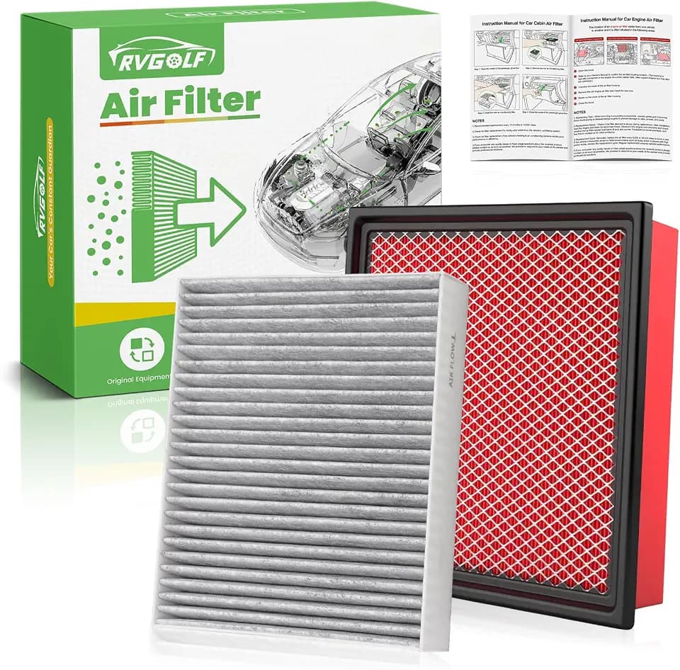 Engine+Cabin Air Filter Fit for 2018-2026 Ford Expedition, 2015-2026 F-150