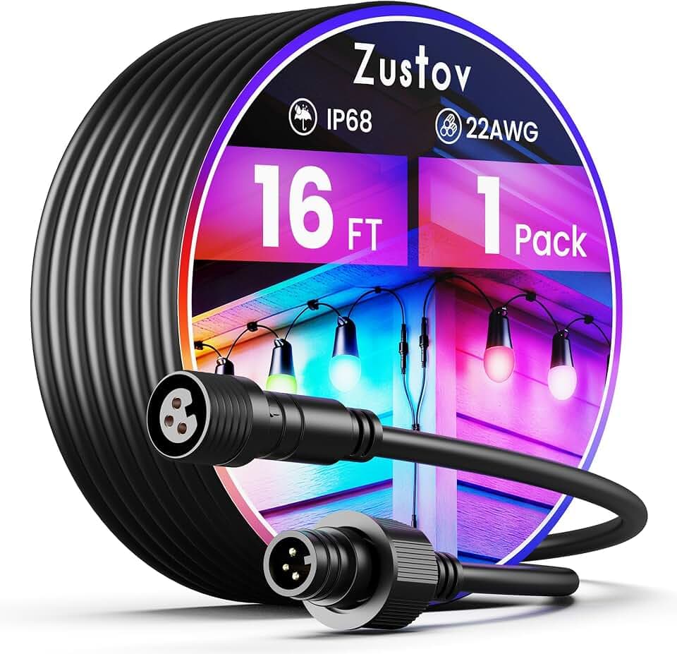16FT Extension Cable for Govee Smart Outdoor String Lights 2