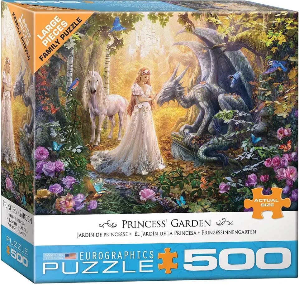 EuroGraphics Princess' Garden 500-Piece Large Piece Puzzle by Jan Patrik