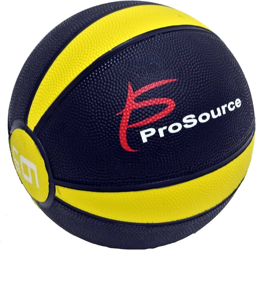 ProsourceFit Weighted Medicine Ball for Full Body Workouts