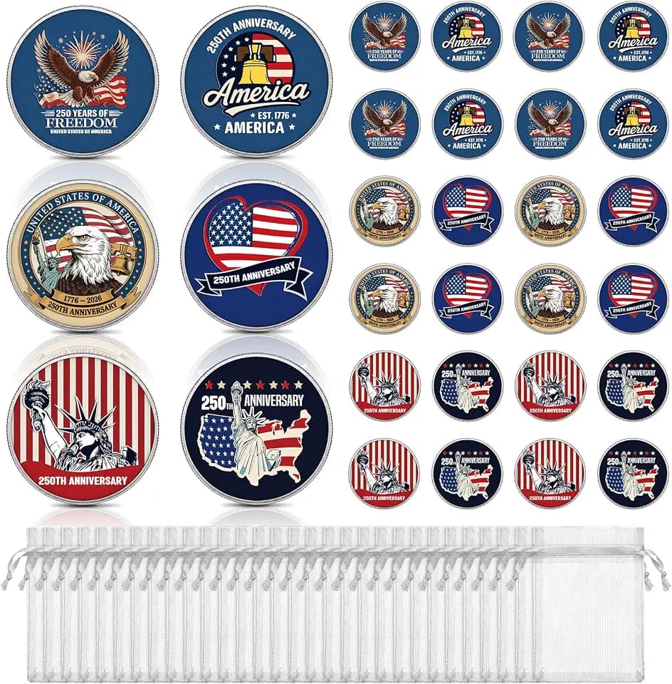 Kenning 24 Set 250th Anniversary Veteran Challenge Coins Independence