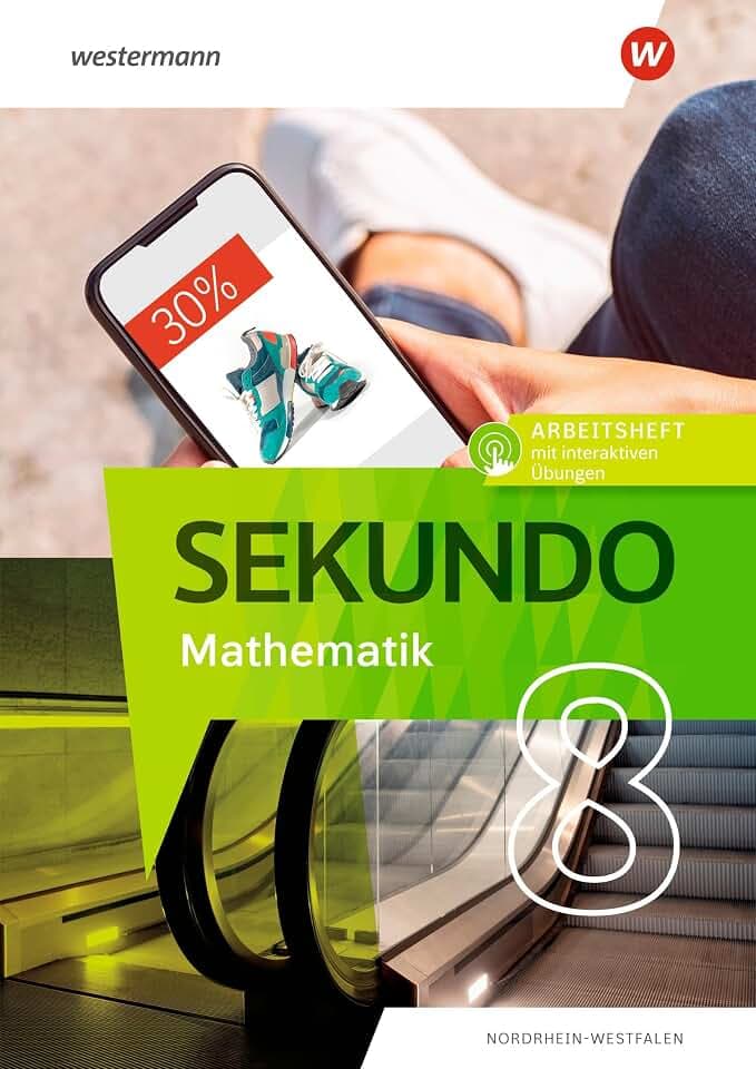 Sekundo - Mathematik für differenzierende Schulformen - Ausgabe 2022 für Nordrhein-Westfalen: Arbeitsheft 8 mit Interaktiven Übungen