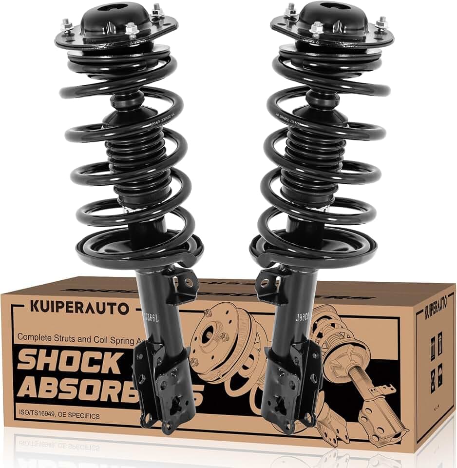 KUIPERAUTO 172200 172199 Complete Front Struts Complete Assembly Compatible for 2004-2012 Chevy Malibu /2007-2009 Saturn Aura / 2005-2010 Pontiac G6 2PCS Front Left and Right Shocks Absorbers