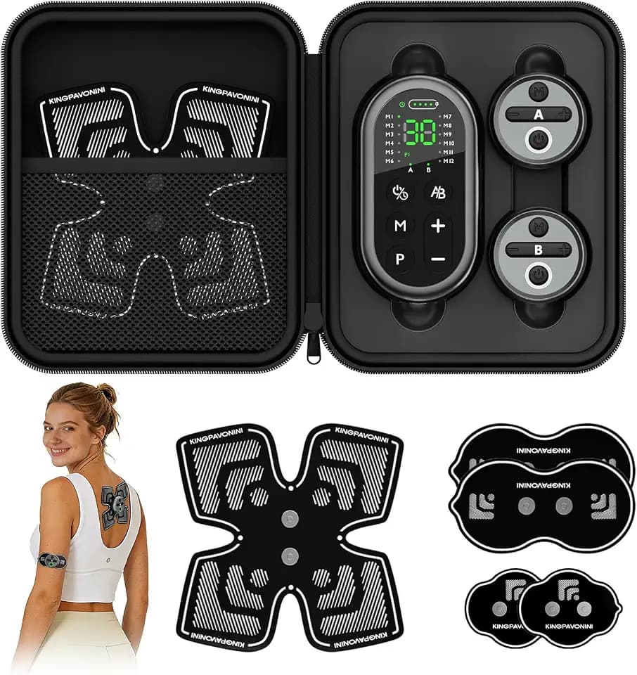 KingPavonini Wireless TENS Unit Muscle Stimulator, XL Pad, Model HZ9151C