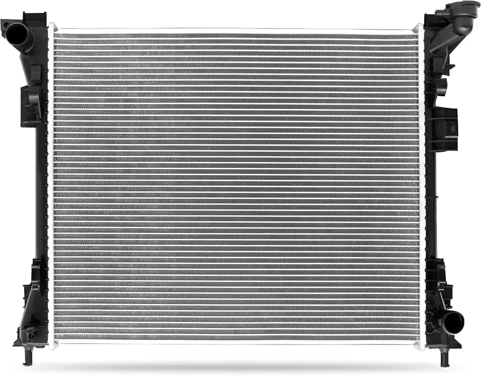 KUIPERAUTO Aluminum Radiator Compatible for 2008-2016 Chrysler Town Country Compatible for 2008-2019 Dodge Grand Caravan 3.3L 3.6L 3.8L 4.0L L4 Replace# CU13063 CU13062