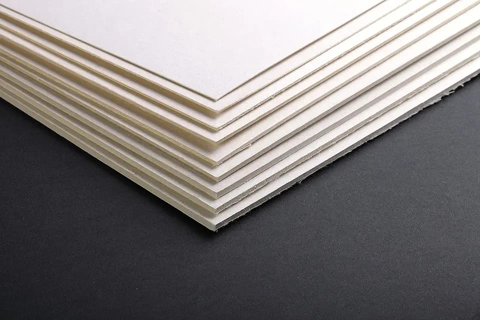 Clairefontaine 93980C Packung (mit 10 Bögen Pappe, 60 x 80 cm, 2mm, 1300 g, ideal für Modellbau, leicht und glatt, 100% recycelt) 10er Pack grau