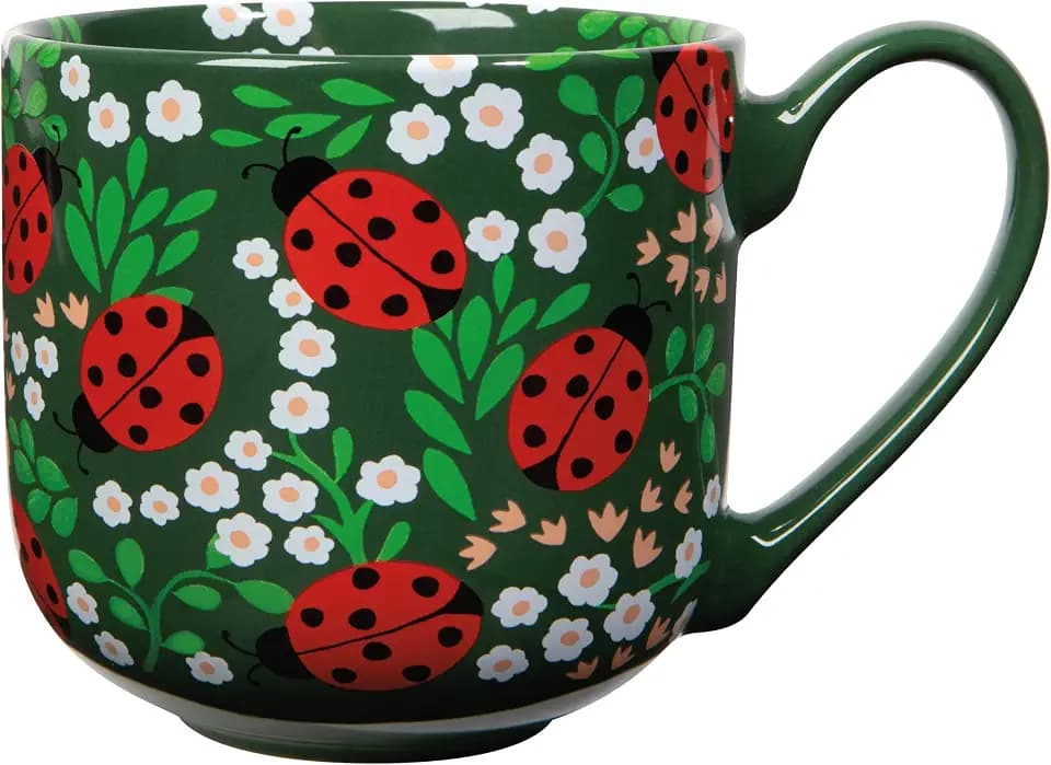 Jubilee Ladybugs 17oz Stoneware Mug
