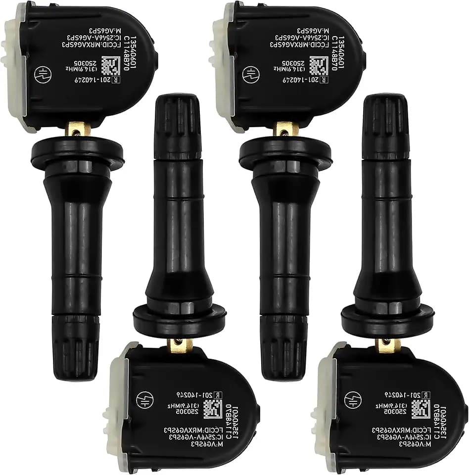 4Pcs TPMS Sensor 13540601, 315MHz Tire Pressure Sensor Replacement Fits 2010-2021 for Buick 2010-2021 for Cadillac 2010-2022 for Chevrolet 2010-2019 for GMC