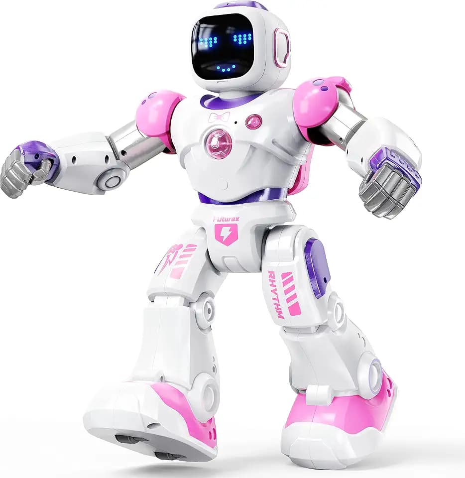 Ruko 1088 Großer Smarter Roboter Kinder Spielzeug, App Steuerung, Pink