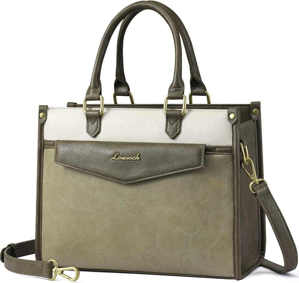 LOVEVOOK Purses and Handbags for Women, Trendy Satchel Tote Purse, PU Leather Crossbody Shoulder Bag Top Handle for Ladies