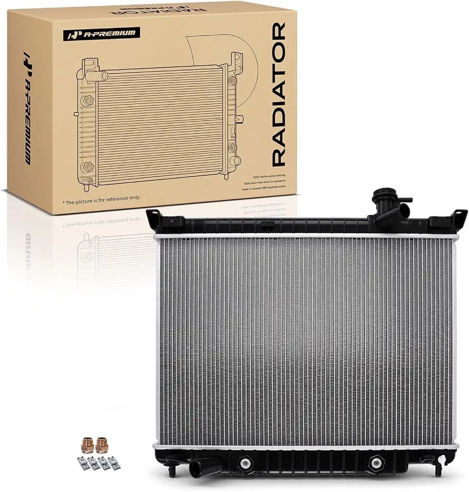A-Premium Engine Coolant Radiator Assembly with Transmission Oil Cooler