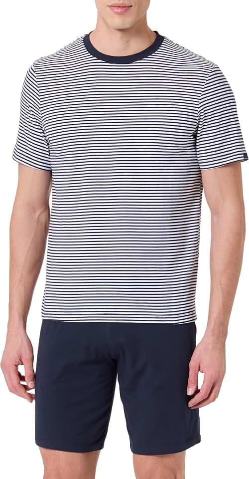Le Slip Français Herren Pack Jeason-Mariniere/Marine Pyjamaset, blau, S